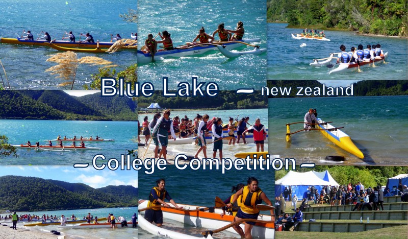 2010-03-26-NZ-rotorua-LAKE TARAWERA-canoe college competition